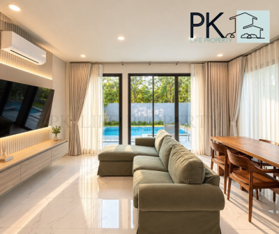 8R0673 ให้เช่า pool villa 4 ห้องนอน 4 ห้องน้ำ ราคา 85,000/เดือน โซนฉลอง