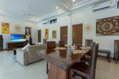 8R0675 Pool villa for rent 4 bedroom 4 bathroom 100,000/month at chalong