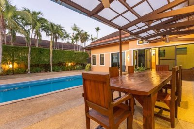 8R0675 Pool villa for rent 4 bedroom 4 bathroom 100,000/month at chalong