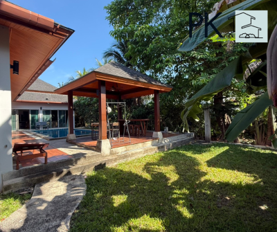 8R0679 ให้เช่า pool villa 4 ห้องนอน 3 ห้องน้ำ ราคา 90,000/เดือน โซนฉลอง
