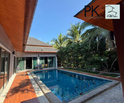 8R0679 ให้เช่า pool villa 4 ห้องนอน 3 ห้องน้ำ ราคา 90,000/เดือน โซนฉลอง