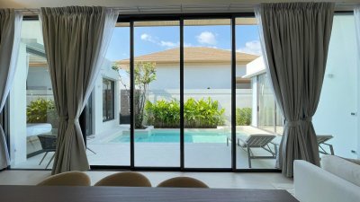 8R0680 ให้เช่า pool villa 3 ห้องนอน 4 ห้องน้ำ ราคา 140,000/เดือน โซนฉลอง