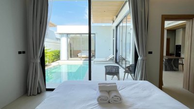 8R0680 ให้เช่า pool villa 3 ห้องนอน 4 ห้องน้ำ ราคา 140,000/เดือน โซนฉลอง