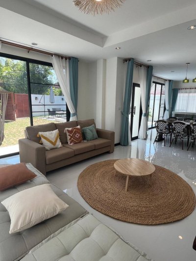 8R0689 Pool villa for rent 3 bedroom 3 bathroom 125,000/month at chalong