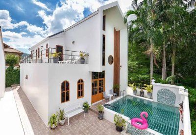 8R0699 Pool villa for rent 3 bedroom 2 bathroom 80,000/month at chalong