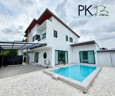 8R0701 Pool villa for rent 3 bedroom 2 bathroom 60,000/month at chalong