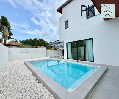 8R0701 Pool villa for rent 3 bedroom 2 bathroom 60,000/month at chalong