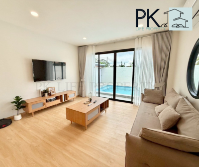8R0701 Pool villa for rent 3 bedroom 2 bathroom 60,000/month at chalong