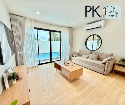 8R0701 Pool villa for rent 3 bedroom 2 bathroom 60,000/month at chalong
