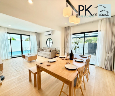 8R0701 Pool villa for rent 3 bedroom 2 bathroom 60,000/month at chalong