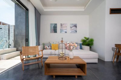 8R0720 ให้เช่า pool villa 2 ห้องนอน 2 ห้องน้ำ ราคา 65,000/เดือน โซนฉลอง