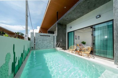 8R0720 ให้เช่า pool villa 2 ห้องนอน 2 ห้องน้ำ ราคา 65,000/เดือน โซนฉลอง