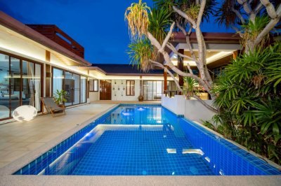8R0730 Pool villa for rent 3 bedroom 3 bathroom 120,000/month at chalong
