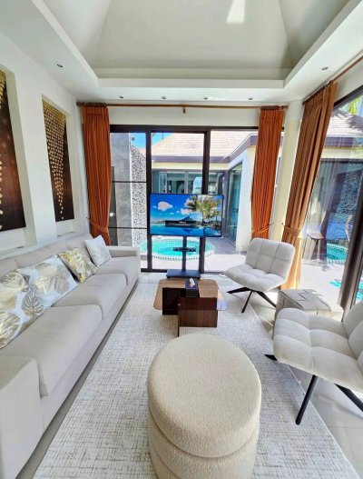 8R0731 Pool villa for rent 4 bedroom 4 bathroom 120,000/month at chalong