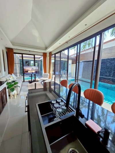 8R0731 Pool villa for rent 4 bedroom 4 bathroom 120,000/month at chalong