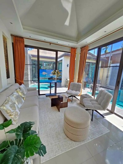8R0731 Pool villa for rent 4 bedroom 4 bathroom 120,000/month at chalong