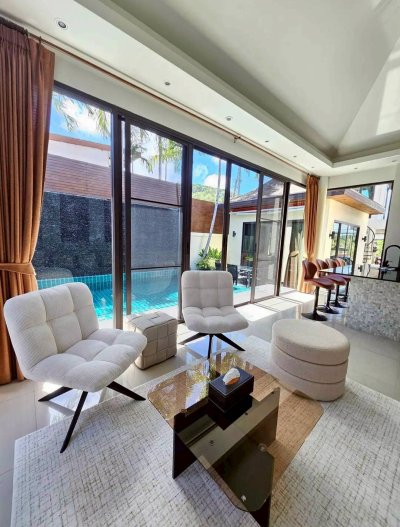 8R0731 Pool villa for rent 4 bedroom 4 bathroom 120,000/month at chalong