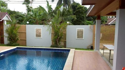 8R0738 ให้เช่า pool villa 2 ห้องนอน 2 ห้องน้ำ ราคา 45,000/เดือน โซนฉลอง