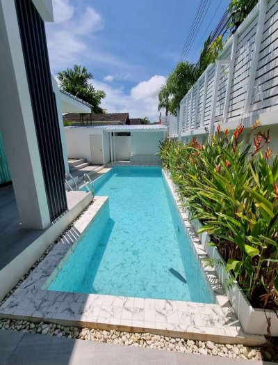 8R0748 ให้เช่า pool villa 3 ห้องนอน 4 ห้องน้ำ ราคา 80,000/เดือน โซนฉลอง