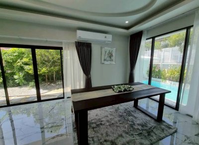 8R0748 ให้เช่า pool villa 3 ห้องนอน 4 ห้องน้ำ ราคา 80,000/เดือน โซนฉลอง