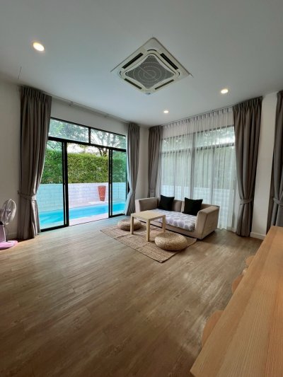 8R0772 ให้เช่า pool villa 3 ห้องนอน 3 ห้องน้ำ ราคา 70,000/เดือน โซนฉลอง