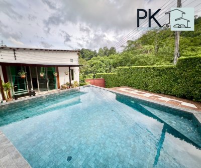 8R0782 ให้เช่า pool villa 3 ห้องนอน 4 ห้องน้ำ ราคา 100,000/เดือน โซนฉลอง