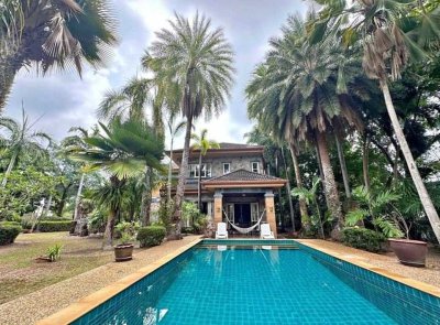 8R0794 Pool villa for rent 4 bedroom 4 bathroom 70,000/month at chalong