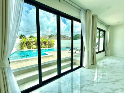 8R0798 Pool villa for rent 3 bedroom 3 bathroom 120,000/month at chalong