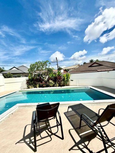 8R0798 Pool villa for rent 3 bedroom 3 bathroom 120,000/month at chalong