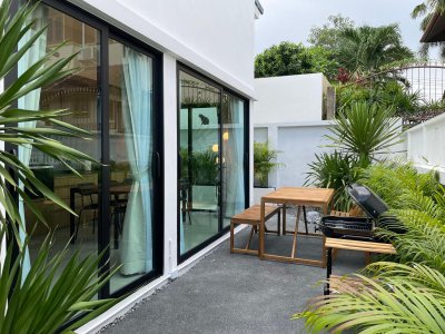 8R0808 ให้เช่าบ้านแฝดชั้นเดียว 2 ห้องนอน 2 ห้องน้ำ ราคา 55,000/เดือน โซนฉลอง