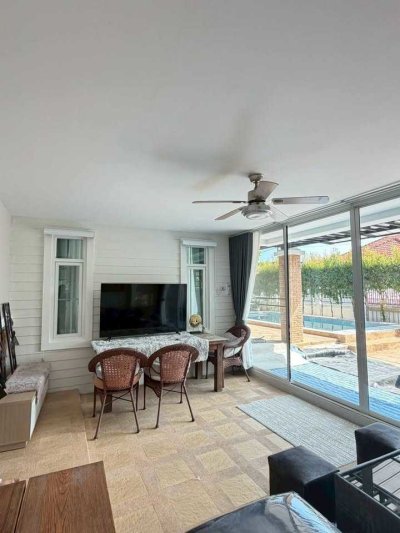 8R0822 Pool villa for rent 4 bedroom 2 bathroom 80,000/month at chalong