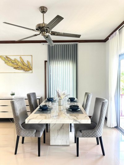 8R0824 ให้เช่า pool villa 3 ห้องนอน 3 ห้องน้ำ ราคา 75,000/เดือน โซนฉลอง