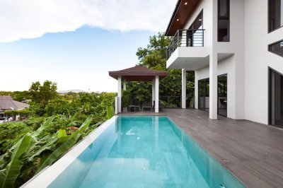 8R0826 Pool villa for rent 4 bedroom 5 bathroom 180,000/month at chalong