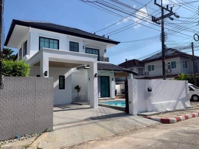 8R0829 Pool villa for rent 4 bedroom 4 bathroom 85,000/month at chalong