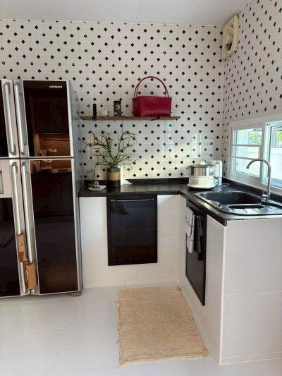 8R0836 ให้เช่าบ้านเดี่ยวสองชั้น 3 ห้องนอน 3 ห้องน้ำ ราคา 69,000/เดือน โซนฉลอง