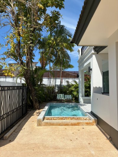 8R0838 ให้เช่า pool villa 3 ห้องนอน 3 ห้องน้ำ ราคา 90,000/เดือน โซนฉลอง