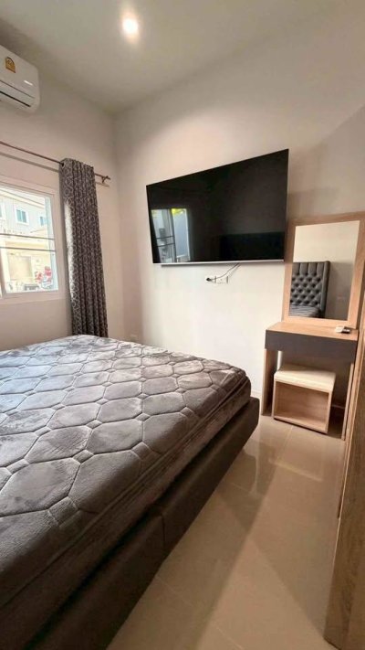 8R0847 ให้เช่าบ้านแฝดชั้นเดียว 2 ห้องนอน 2 ห้องน้ำ ราคา 35,000/เดือน โซนฉลอง