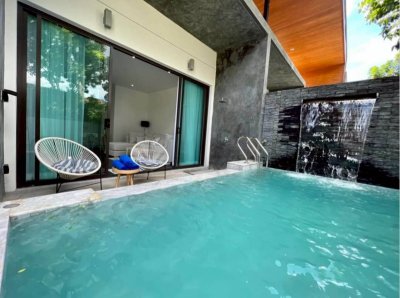 8R0855 Pool villa for rent 2 bedroom 2 bathroom 70,000/month at chalong