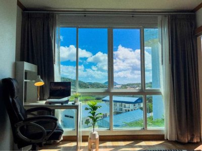 8R0864 คอนโดมิเนียม ห้องสตูดิโอ ให้เช่าเดือนละ 18,000 บาท โซนฉลอง