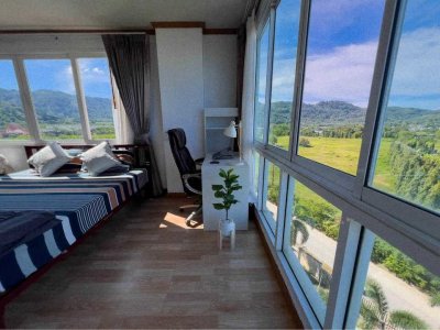 8R0864 คอนโดมิเนียม ห้องสตูดิโอ ให้เช่าเดือนละ 18,000 บาท โซนฉลอง