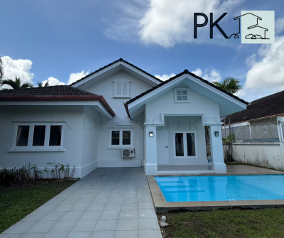 8R0866 ให้เช่า pool villa 3 ห้องนอน 2 ห้องน้ำ ราคา 50,000/เดือน โซนฉลอง