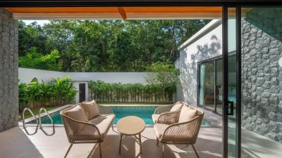 8R0869 ให้เช่า pool villa 2 ห้องนอน 2 ห้องน้ำ ราคา 90,000/เดือน โซนฉลอง