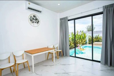 8R0870 Pool villa for rent 3 bedroom 3 bathroom 85,000/month at chalong