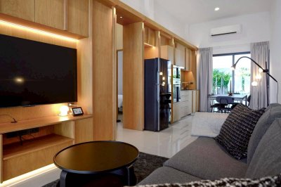 8R0877 ให้เช่าบ้านแฝดชั้นเดียว 2 ห้องนอน 2 ห้องน้ำ ราคา 45,000/เดือน โซนฉลอง
