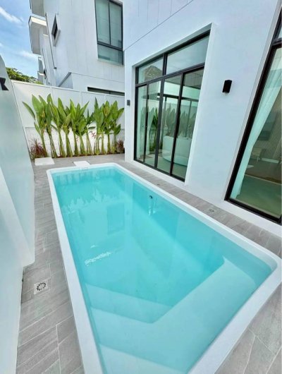 8R0893 ให้เช่า pool villa 2 ห้องนอน 2 ห้องน้ำ ราคา 69,000/เดือน โซนฉลอง