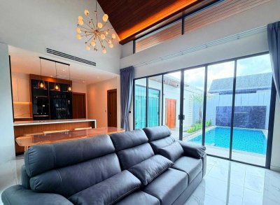 8R0901 Pool villa for rent 3 bedroom 3 bathroom 90,000/month at chalong