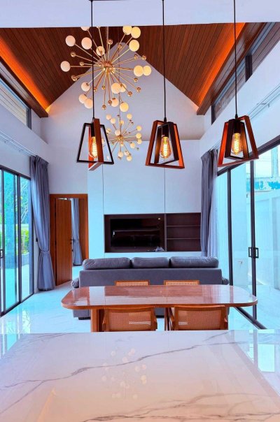 8R0901 Pool villa for rent 3 bedroom 3 bathroom 90,000/month at chalong