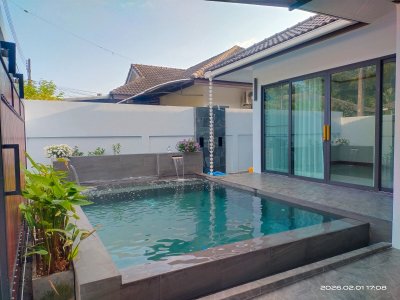 8R0910 Pool villa for rent 2 bedroom 2 bathroom 50,000/month at chalong