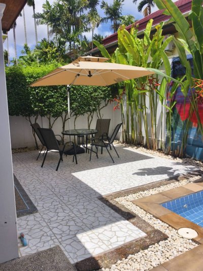 8R0917 House with jacuzzi for rent 3 bedroom 2 bathroom 50,000/month at chalong