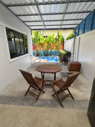 8R0917 House with jacuzzi for rent 3 bedroom 2 bathroom 50,000/month at chalong
